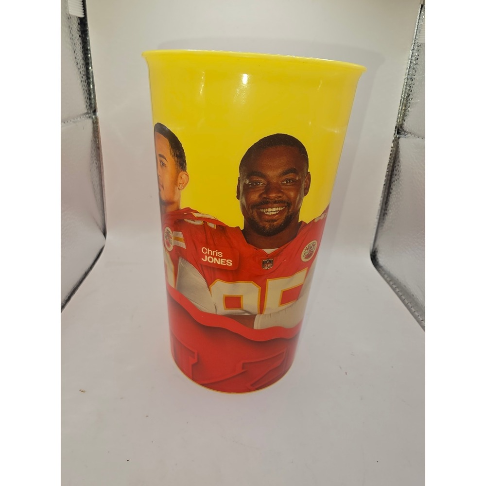 Kansas City Chiefs Coca-Cola Souvenir Cup Chris Jones Trent McDuffie NFL Plastic